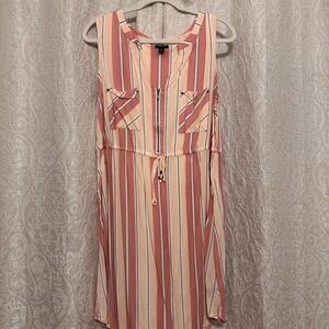 Torrid Red and White Striped Garment